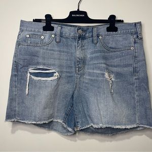 Madewell High Rise Denim Shorts